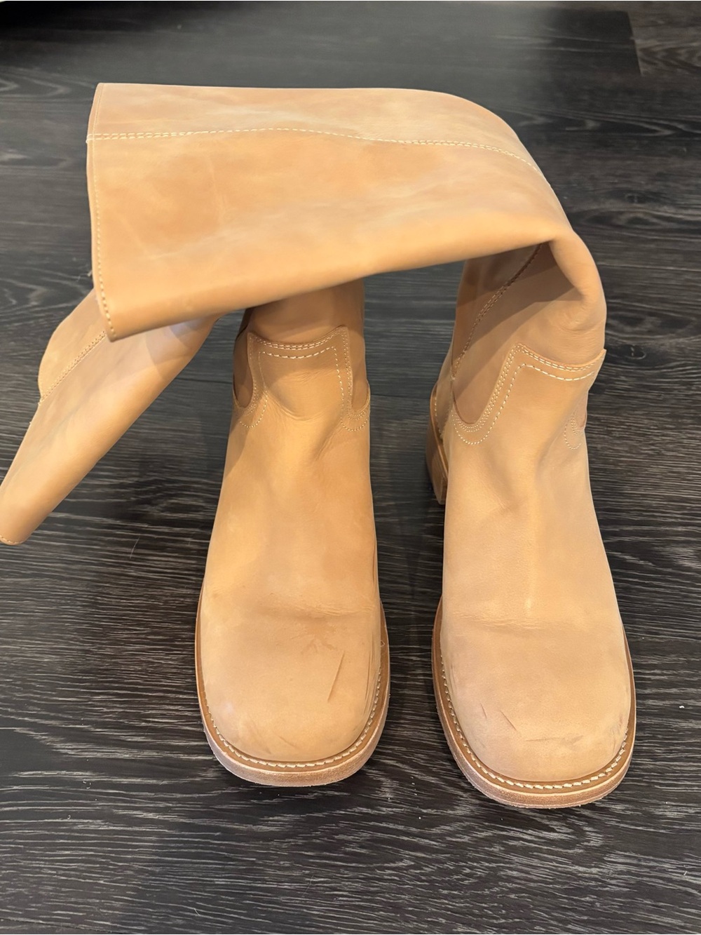 Steve Madden Riggs Boots - Banana Leather - Picture 3 of 7